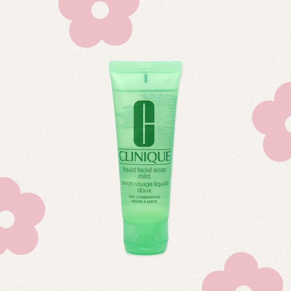 Clinique Liquid Facial Soap Mild Dry Combination 1.7 oz/50ml - Picture 1 of 3